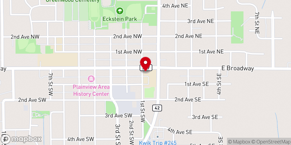 Map showing location of Immanuel Lutheran Church (LCMS)