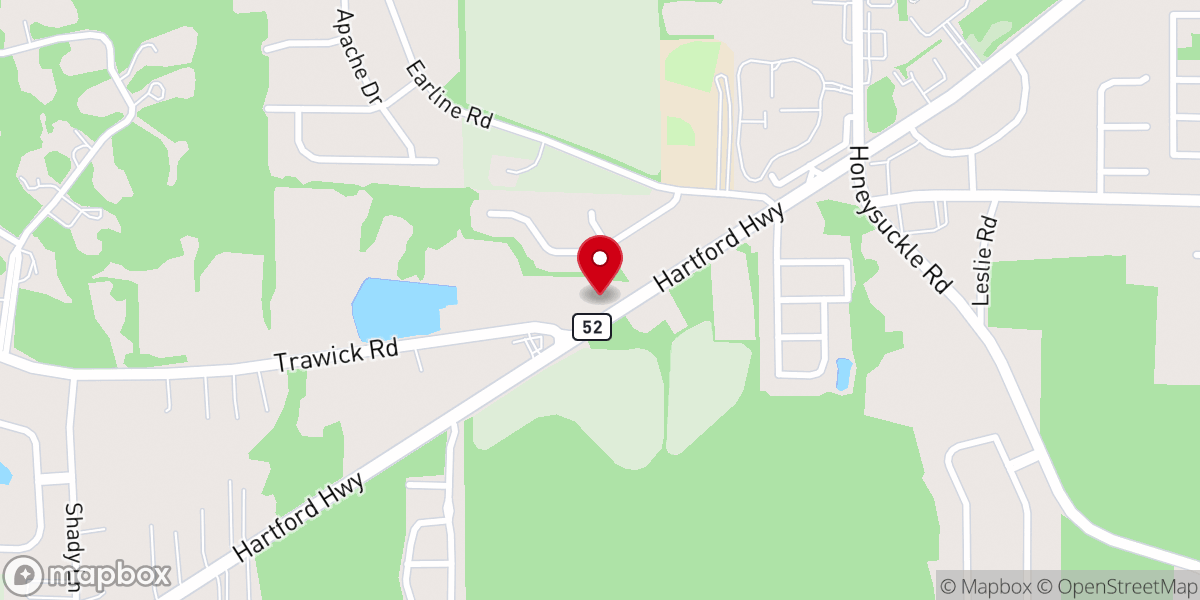 Map showing location of Life Chapel Ministries
