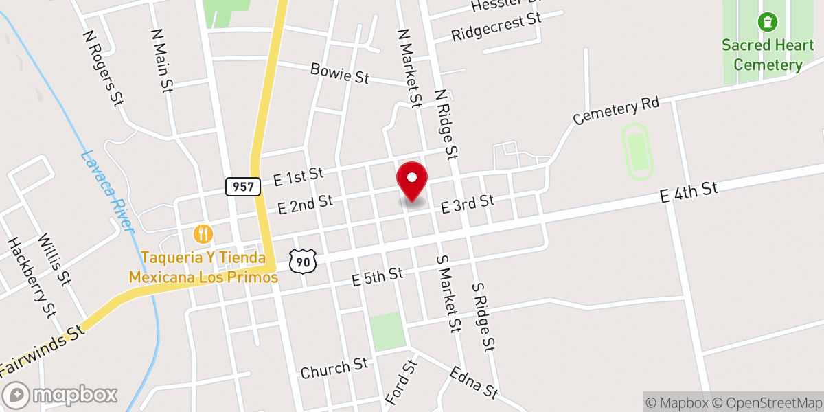 Map showing location of Solid Rock Christian Center