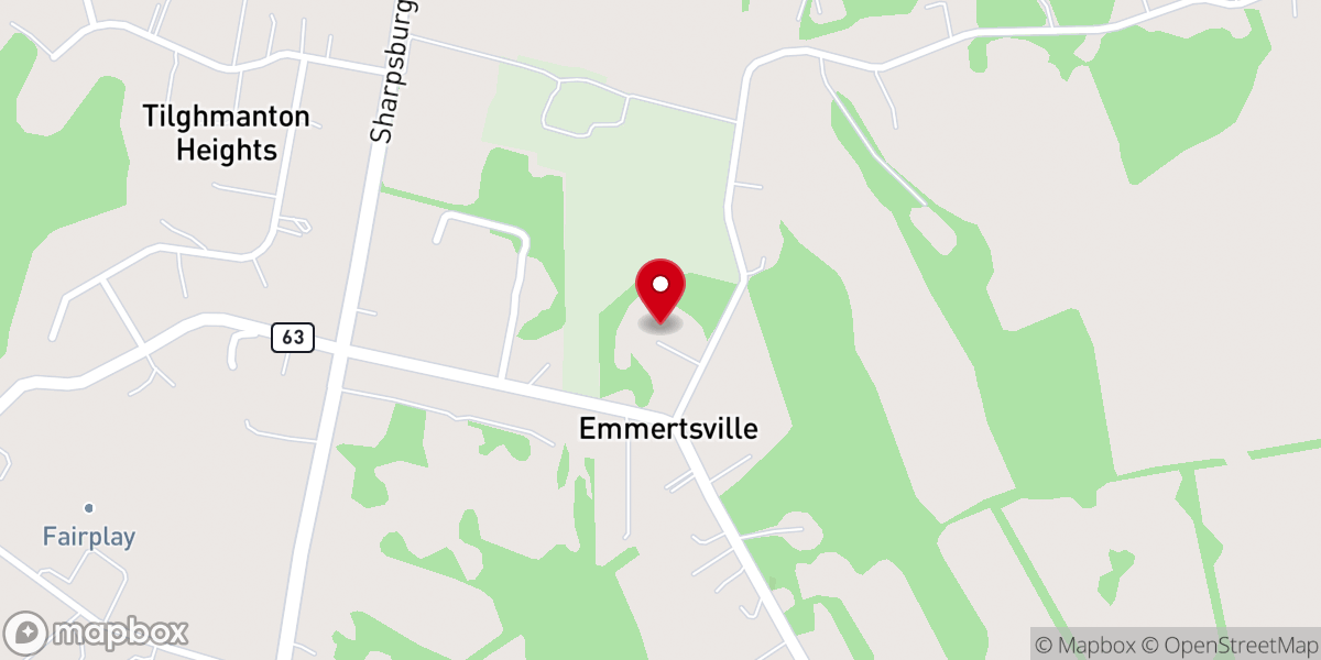 Map showing location of New Covenant Fellowship Church