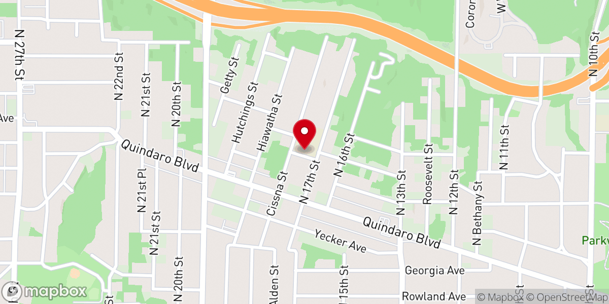 Map showing location of House of Prayer Evangelistic