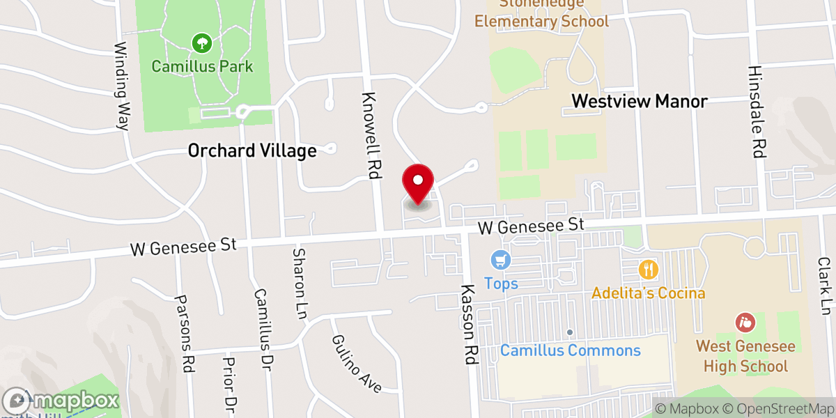 Map showing location of St Luke's Episcopal Church