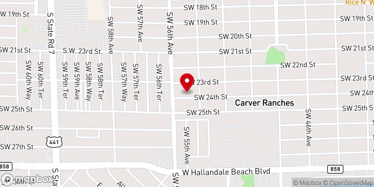 Map showing location of House of God Church Etc