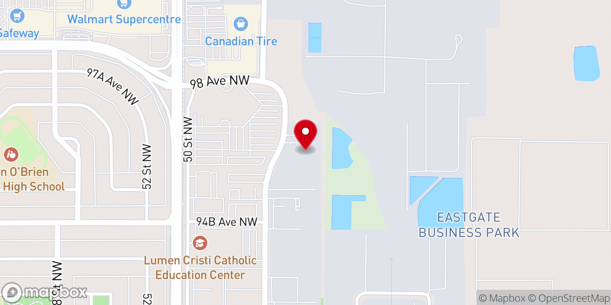Map showing location of The Salvation Army Thrift Store Donor Welcome Centre