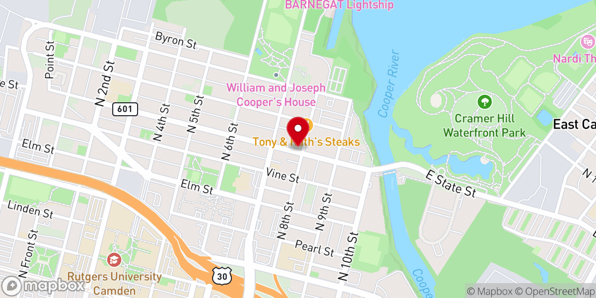 Map showing location of Iglesia Pentecostal El Salmista