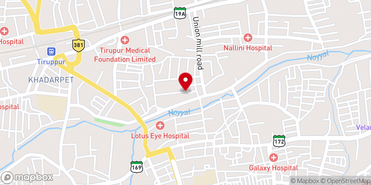 Map showing location of The Redeemed Christian Church Of God
