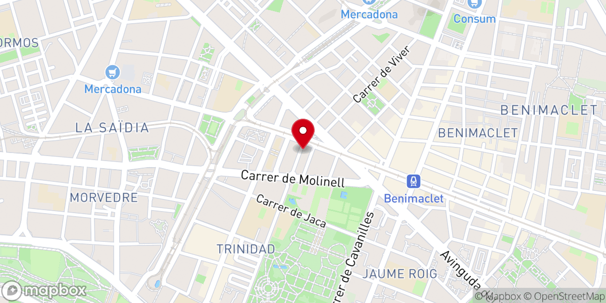 Map showing location of Iglesia Nueva Apostólica