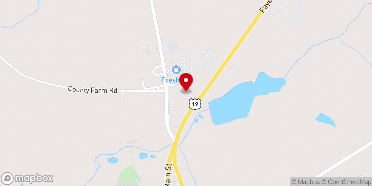 Map showing location of Virgil L Brown & Associates