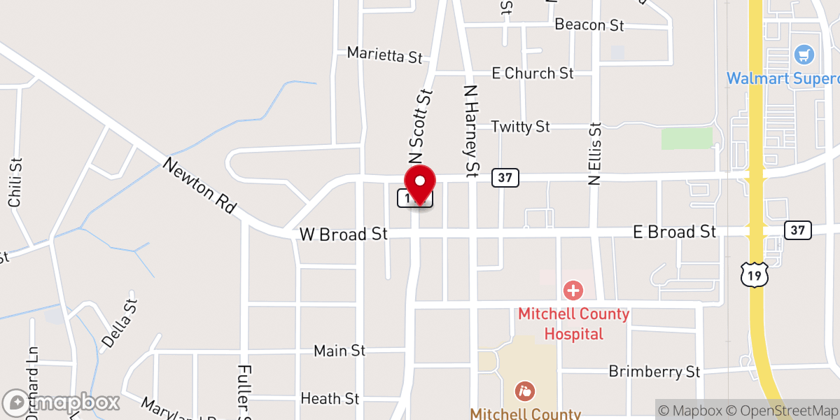 Map showing location of Love life church