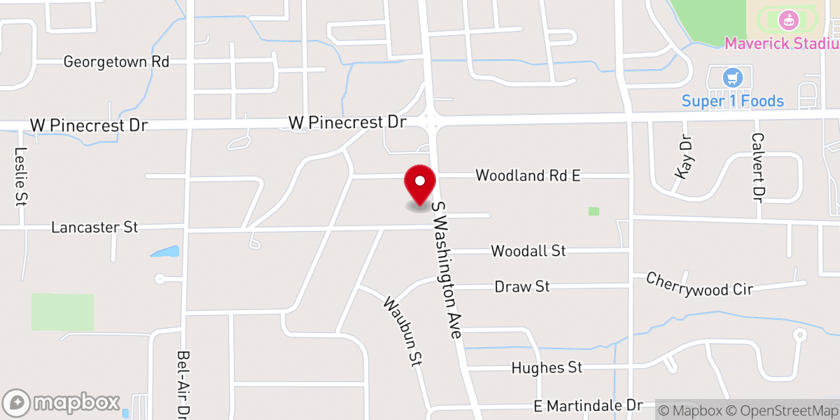Map showing location of Providence Church
