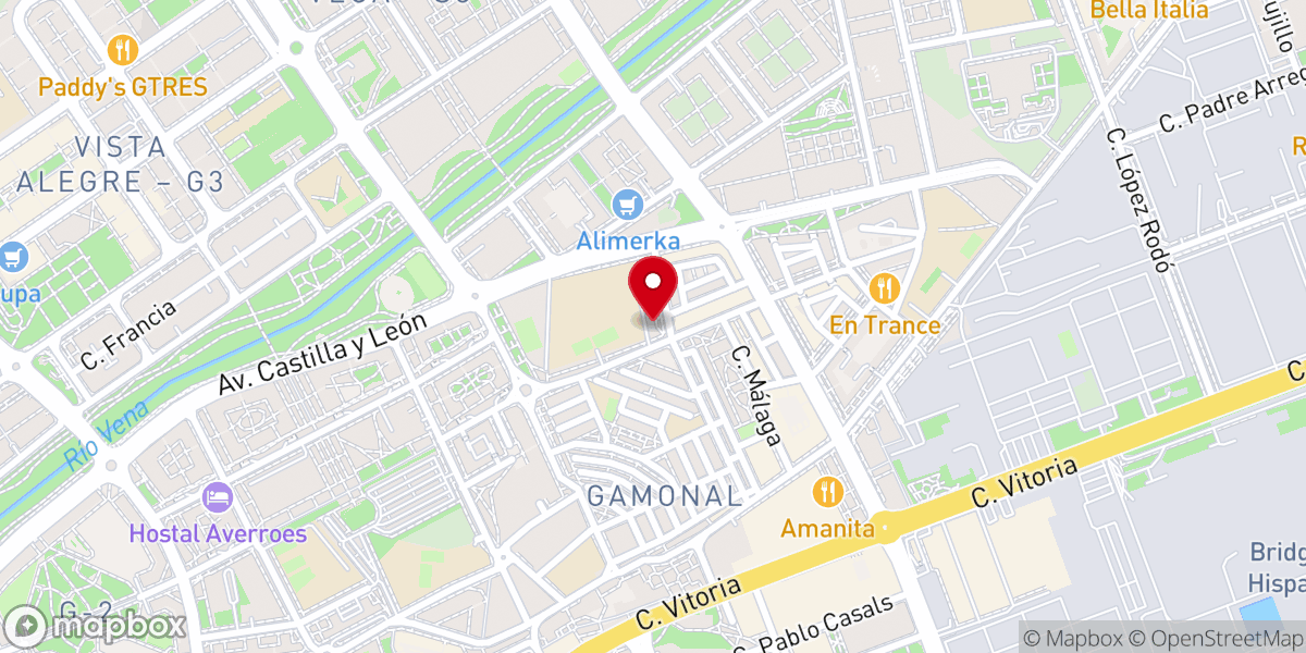 Map showing location of Iglesia de la Inmaculada Concepción