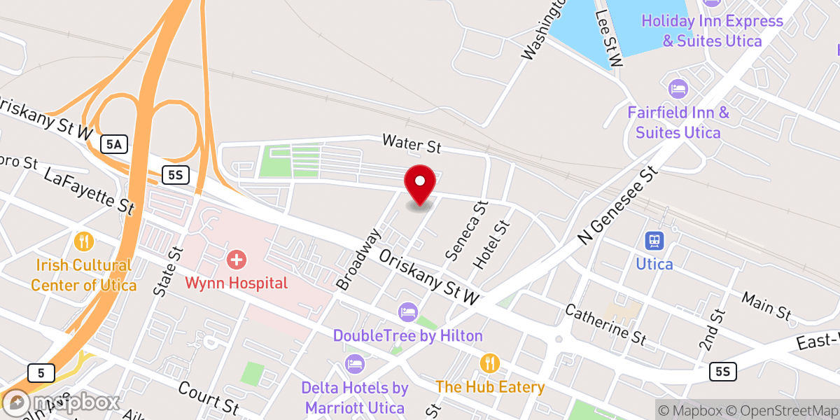 Map showing location of St. Matthew's Temple COGIC