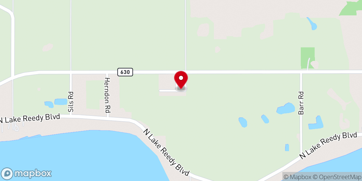 Map showing location of St John Baptist Church