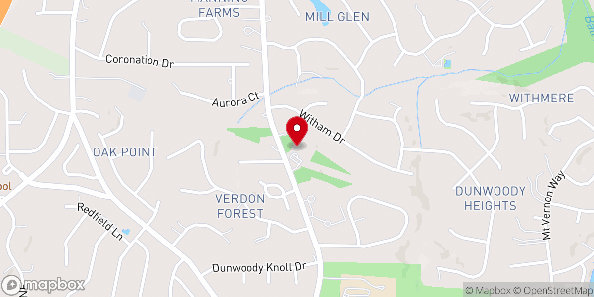Map showing location of New Apostolic Church - Atlanta