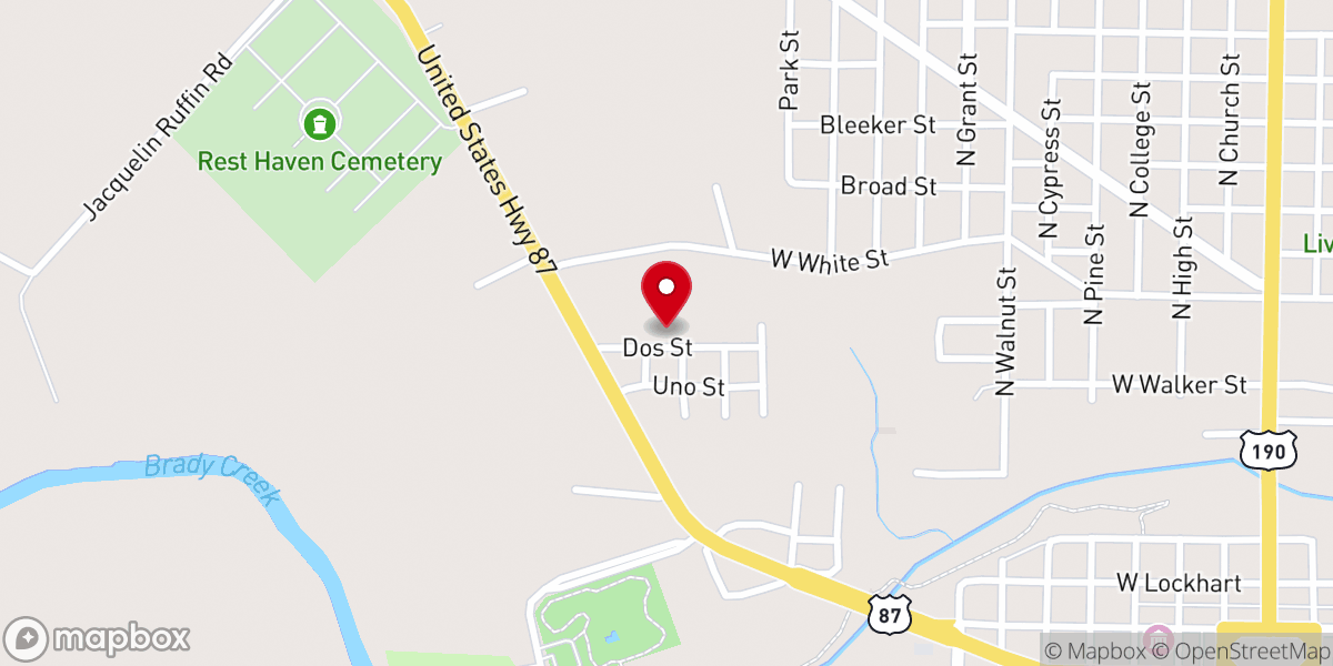 Map showing location of Divine Redeemer Church