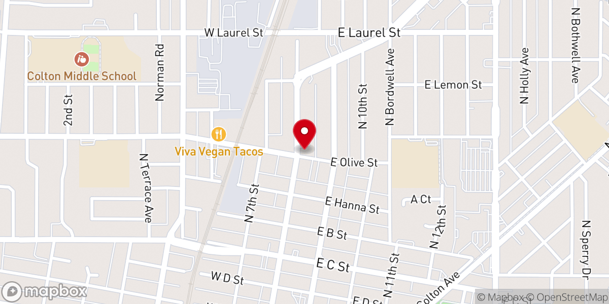 Map showing location of Immaculate Conception Catholic Church
