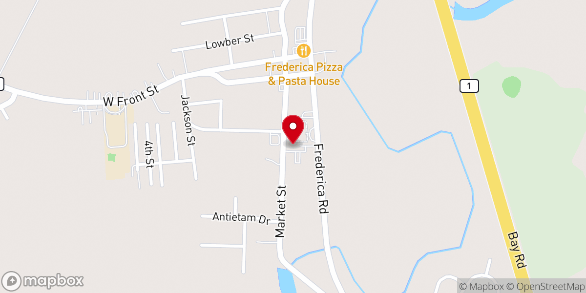 Map showing location of Beacon Country Church