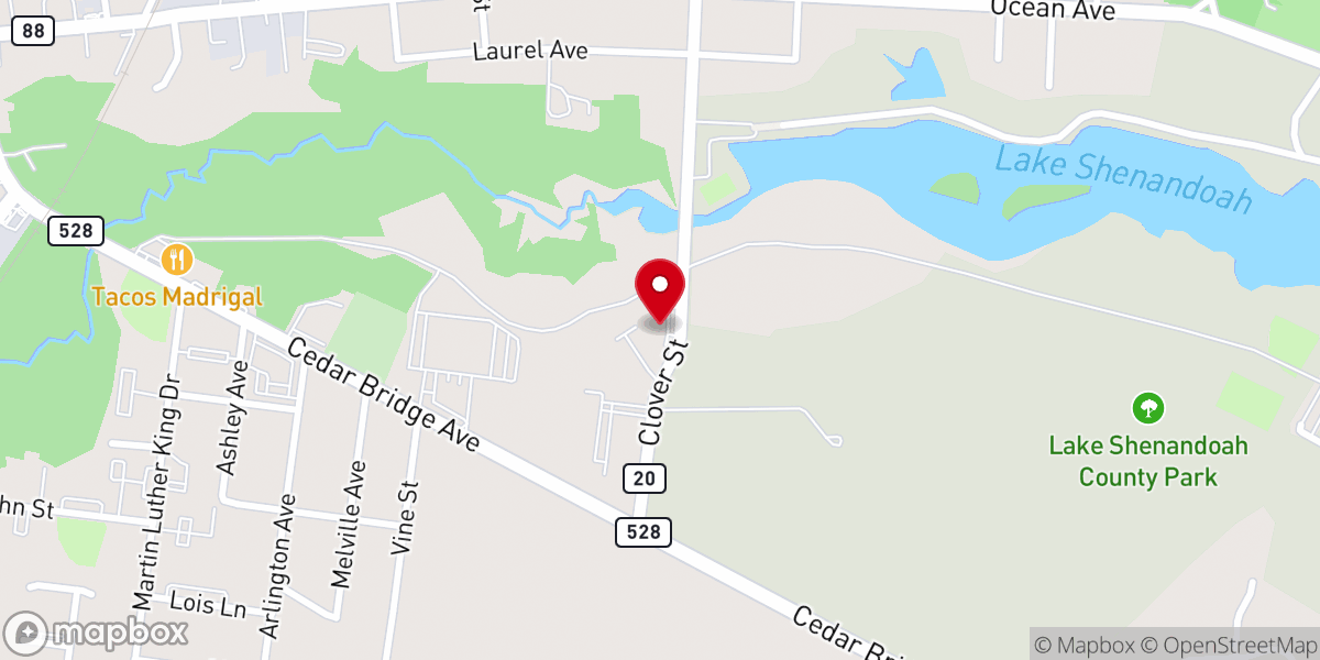 Map showing location of Mby Seminary Inc