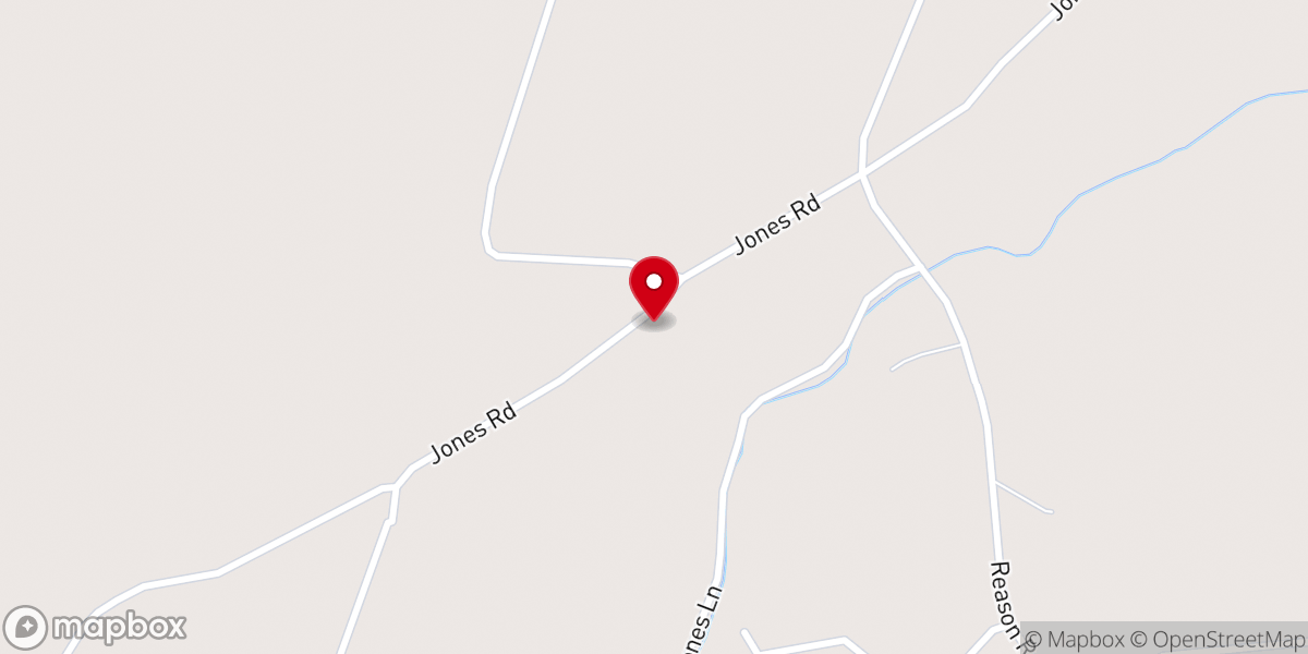 Map showing location of Goddard Hill Church of Christ