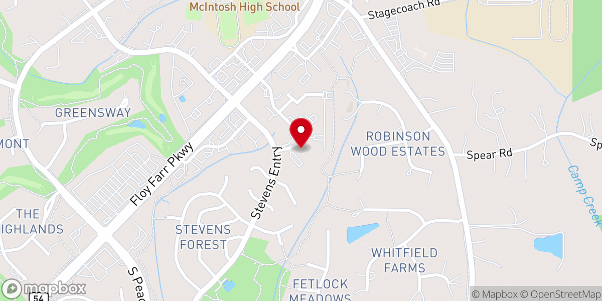 Map showing location of Calvary Chapel Peachtree City