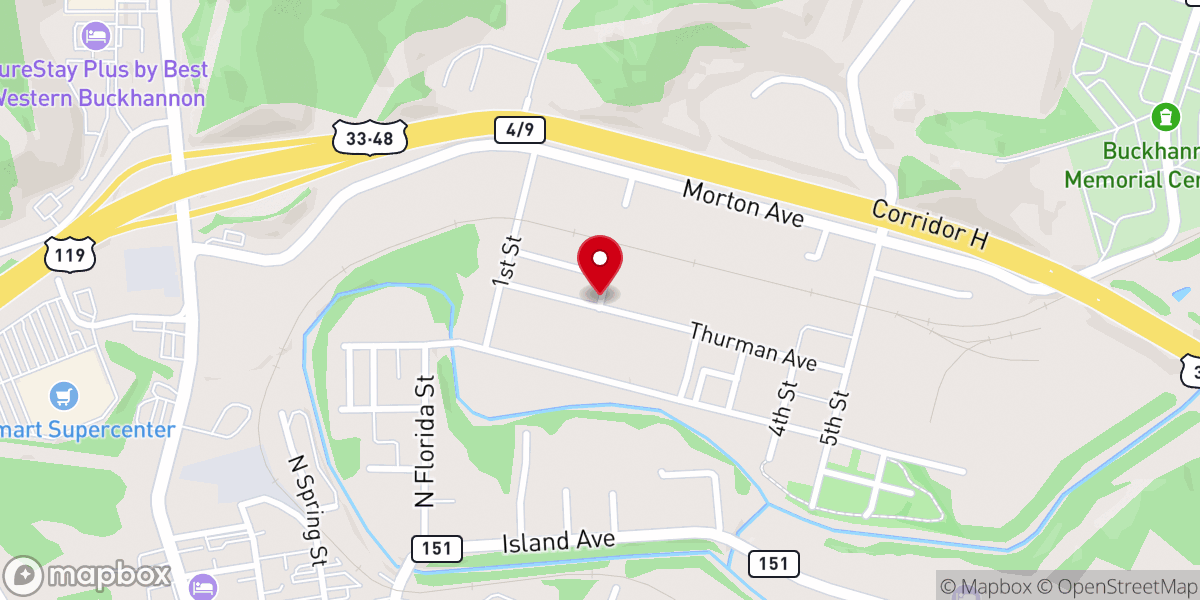 Map showing location of Living Word Church of God