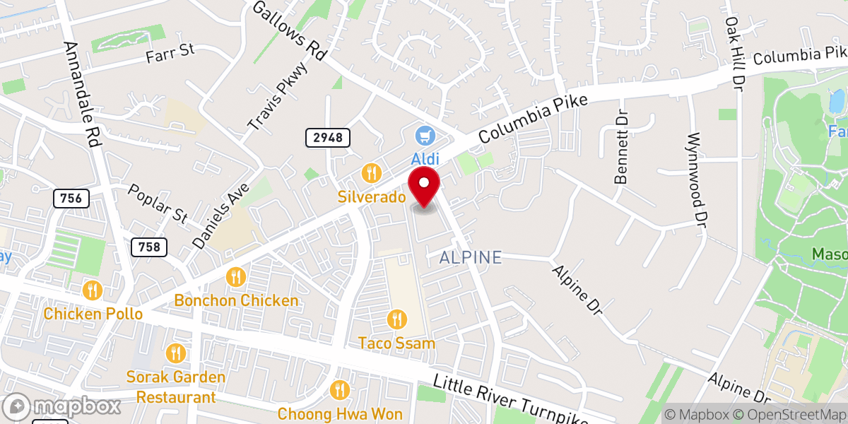 Map showing location of Annandale Ob-Gyn - Annandale