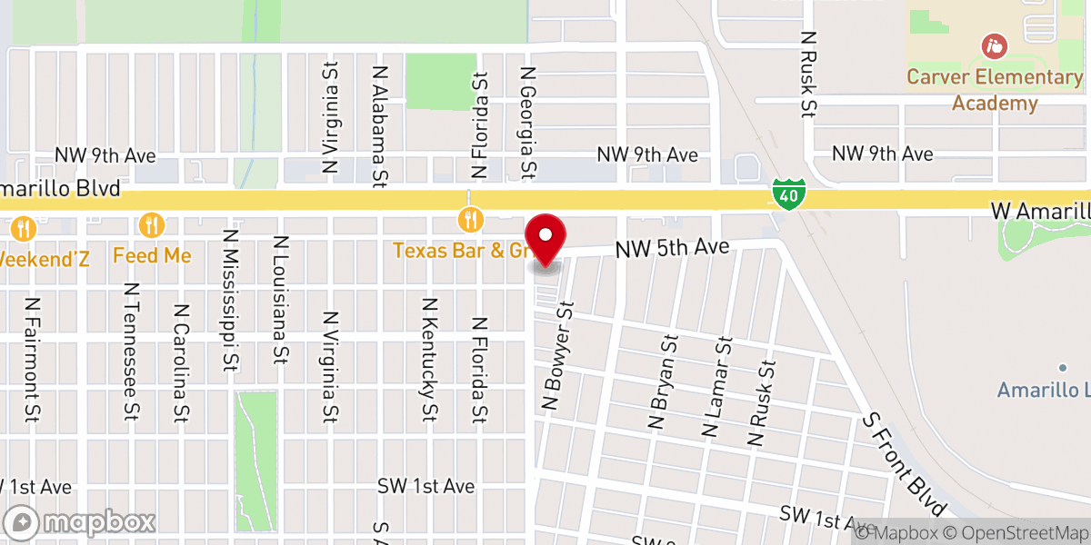 Map showing location of San Jacinto Assembly of God
