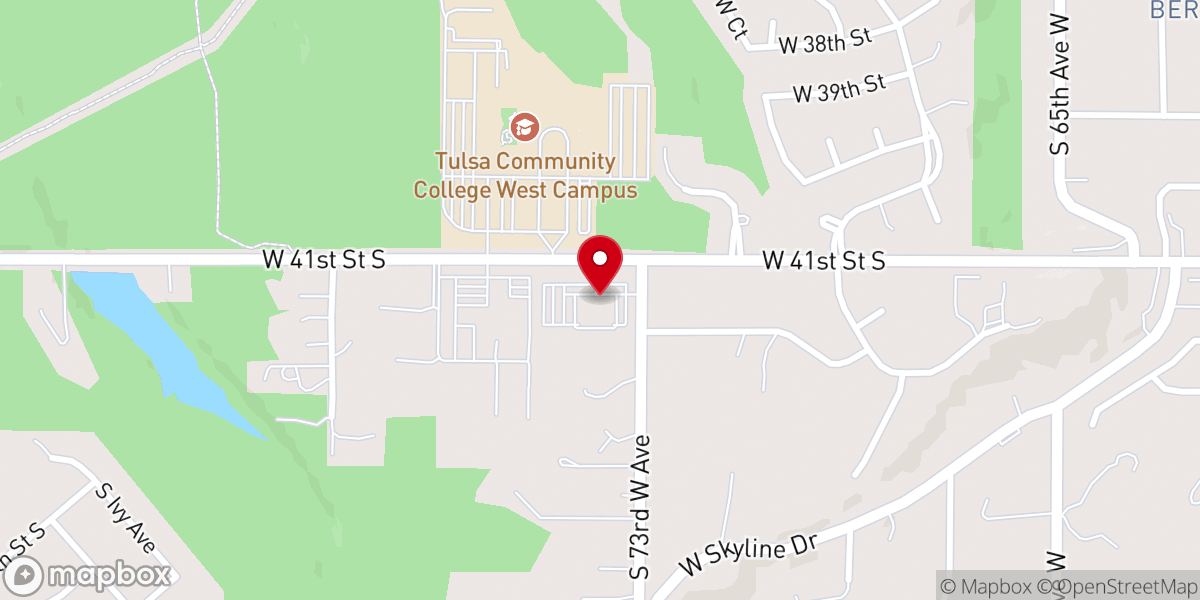 Map showing location of Church on the Move West