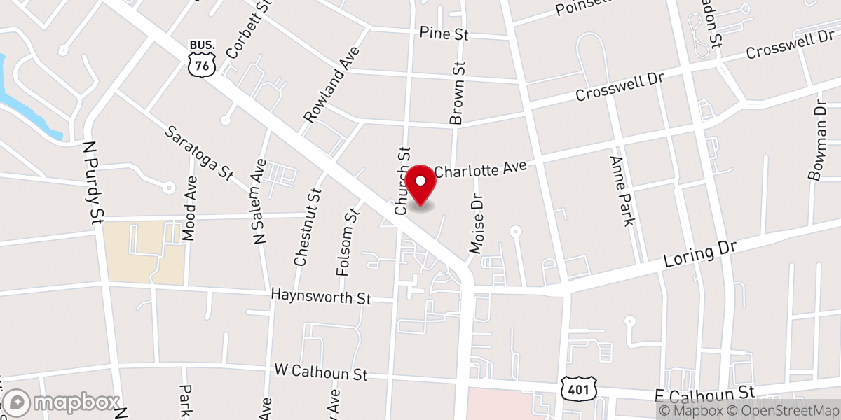 Map showing location of St Marks Methodist Church