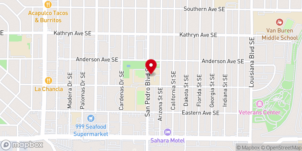 Map showing location of Holy Ghost Church