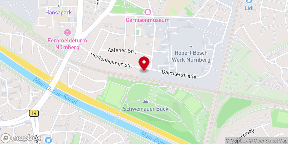 Map showing location of Wort der Gnade Christengemeinde