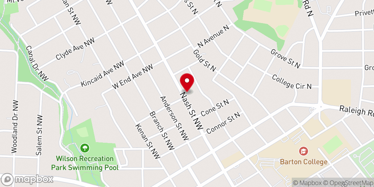 Map showing location of Apostolic Deliverance Church