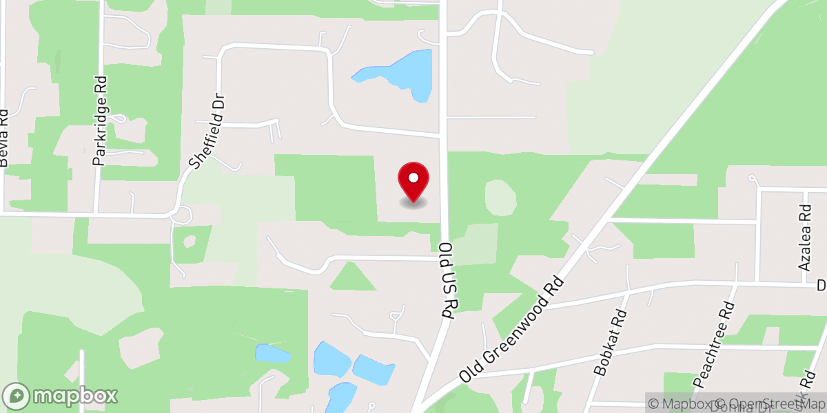 Map showing location of Christian Center Church