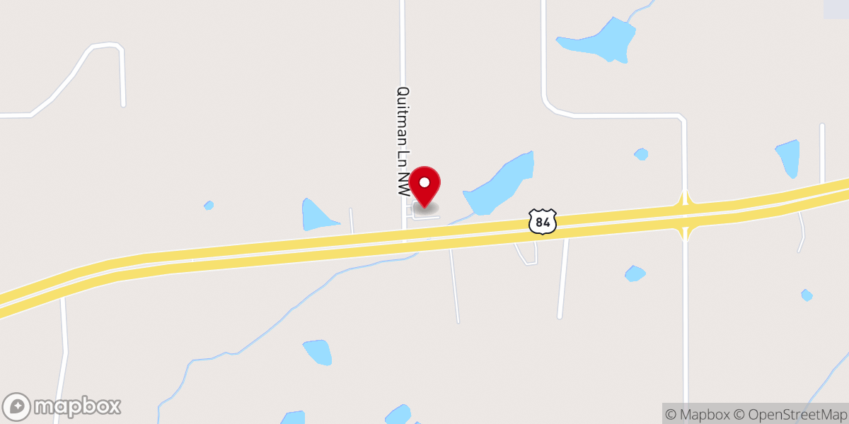 Map showing location of Solid Rock Pentecostal Church