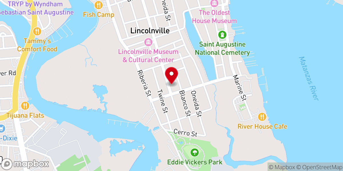 Map showing location of Saint Augustine Berea Seventh-Day Adventist Church