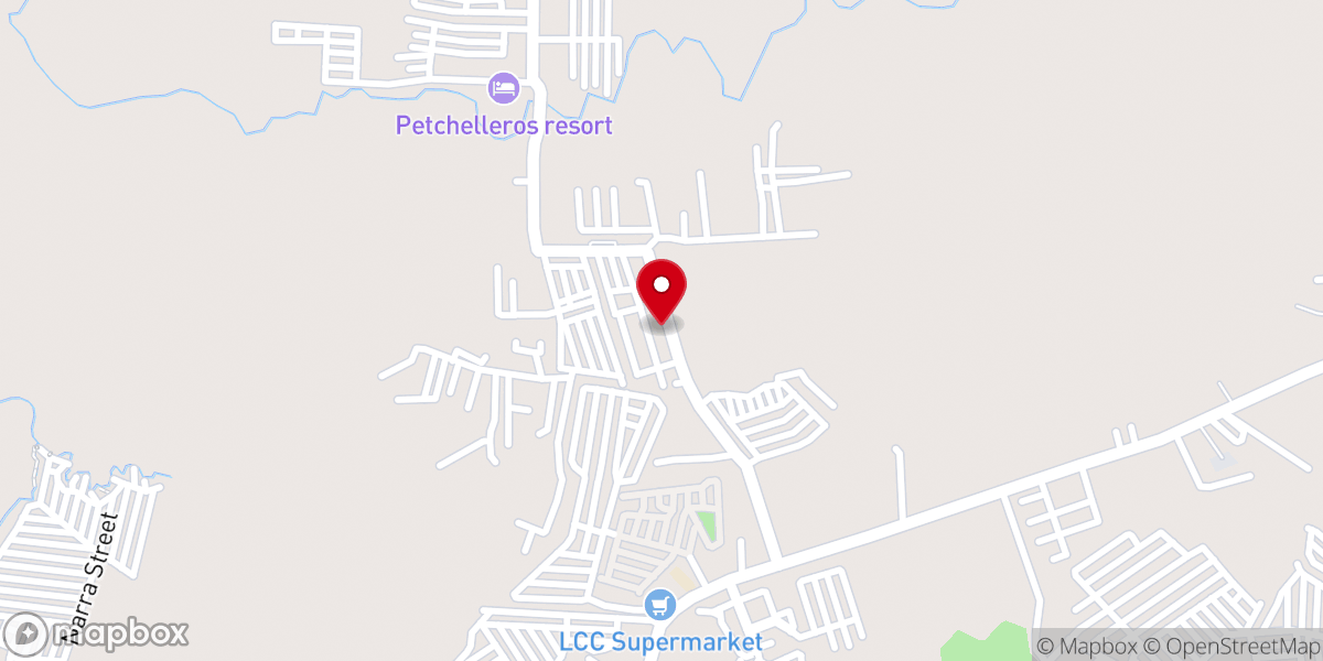 Map showing location of Cokeville Church
