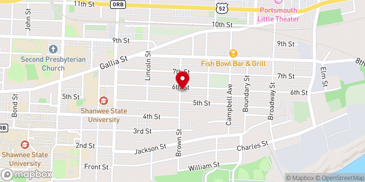 Map showing location of Gateway Church