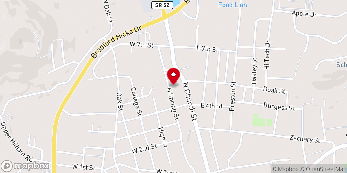 Map showing location of Muscle Factory Gym & Training Facility
