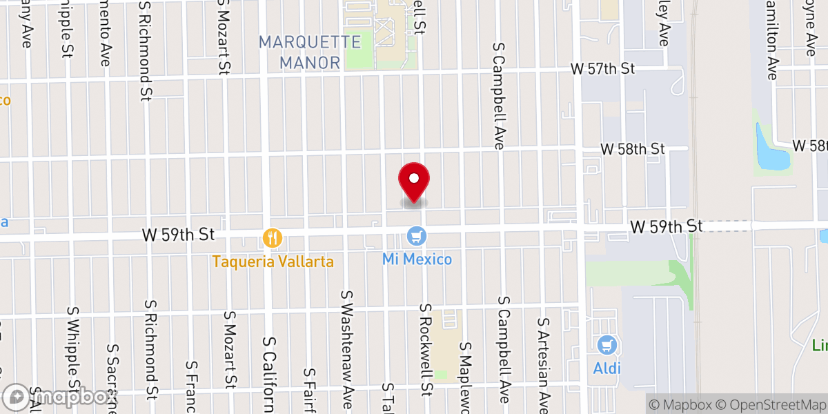 Map showing location of Alev Rose of Sharon Baptist Church