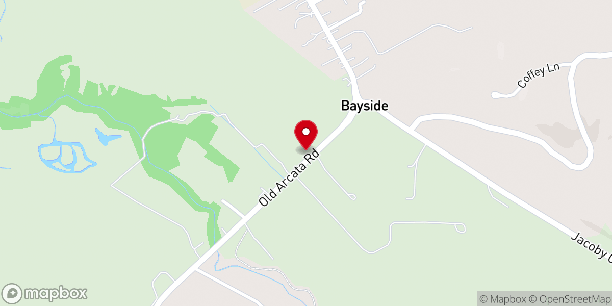 Map showing location of Bayside Community Presbyterian