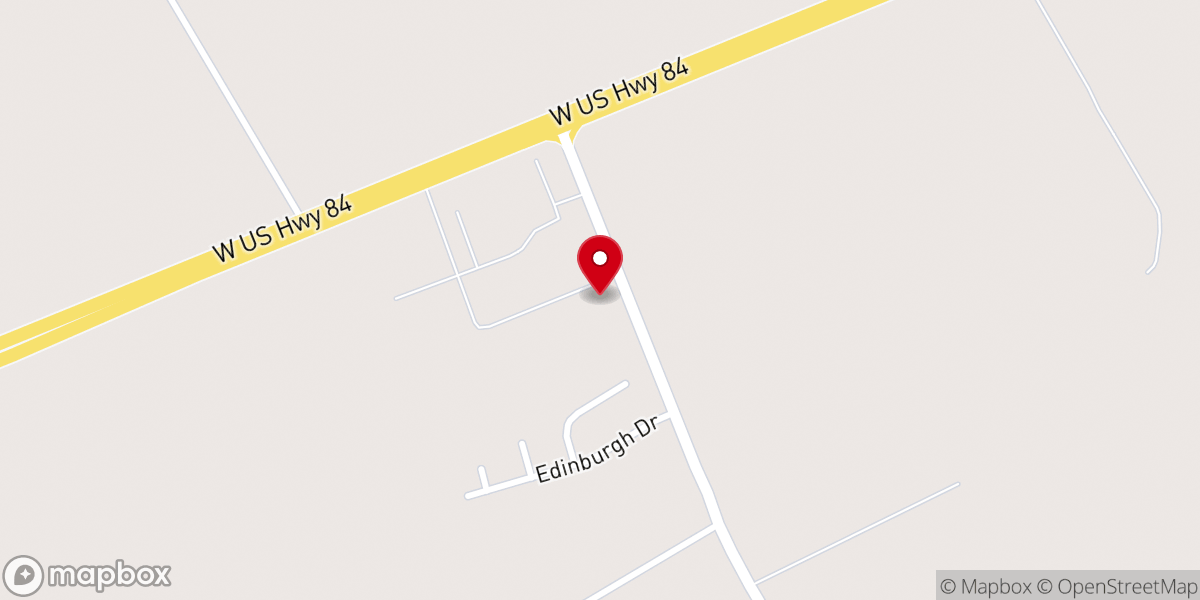 Map showing location of Trinity Fellowship Church