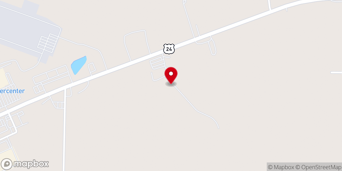 Map showing location of FLF Dream Center
