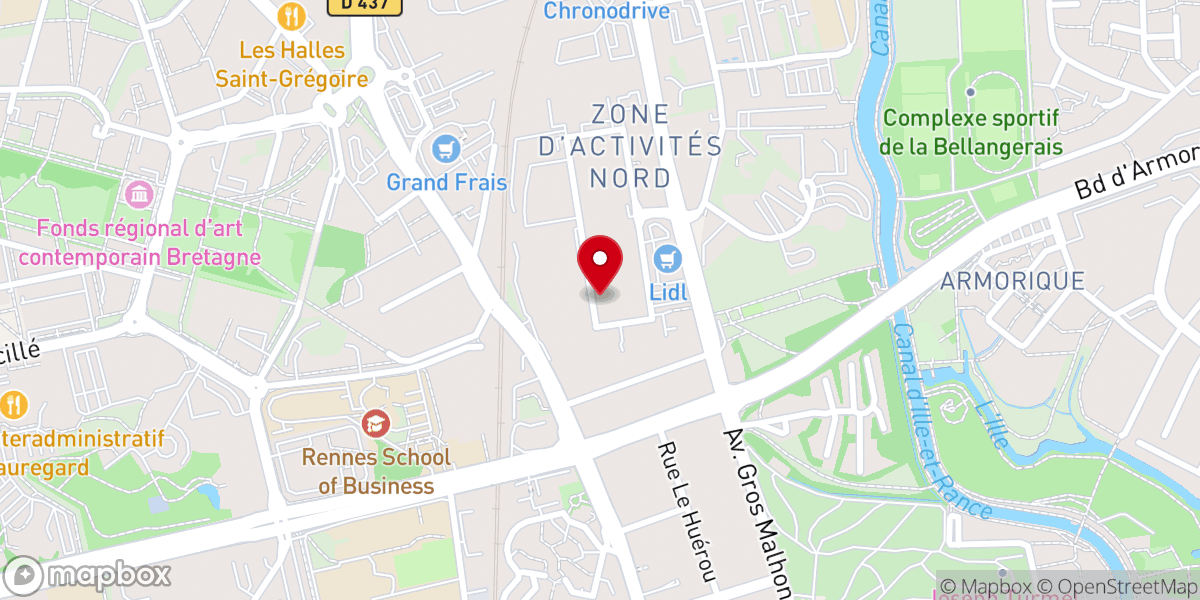 Map showing location of C.E.M Maranatha