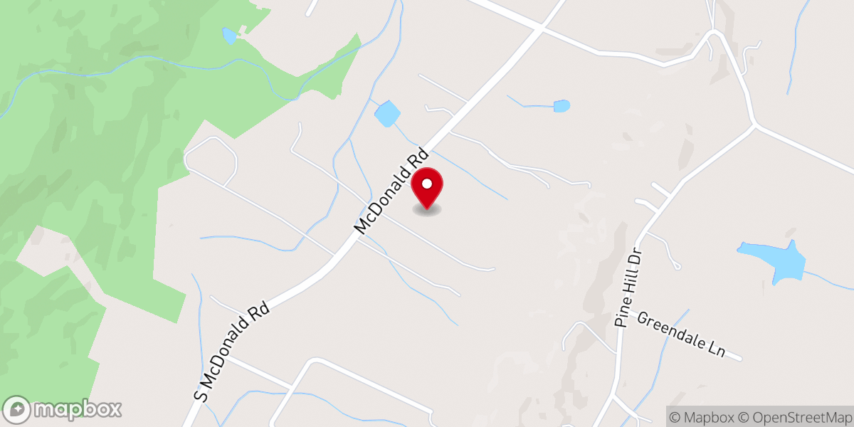 Map showing location of McDonald Road Seventh-day Adventist Church