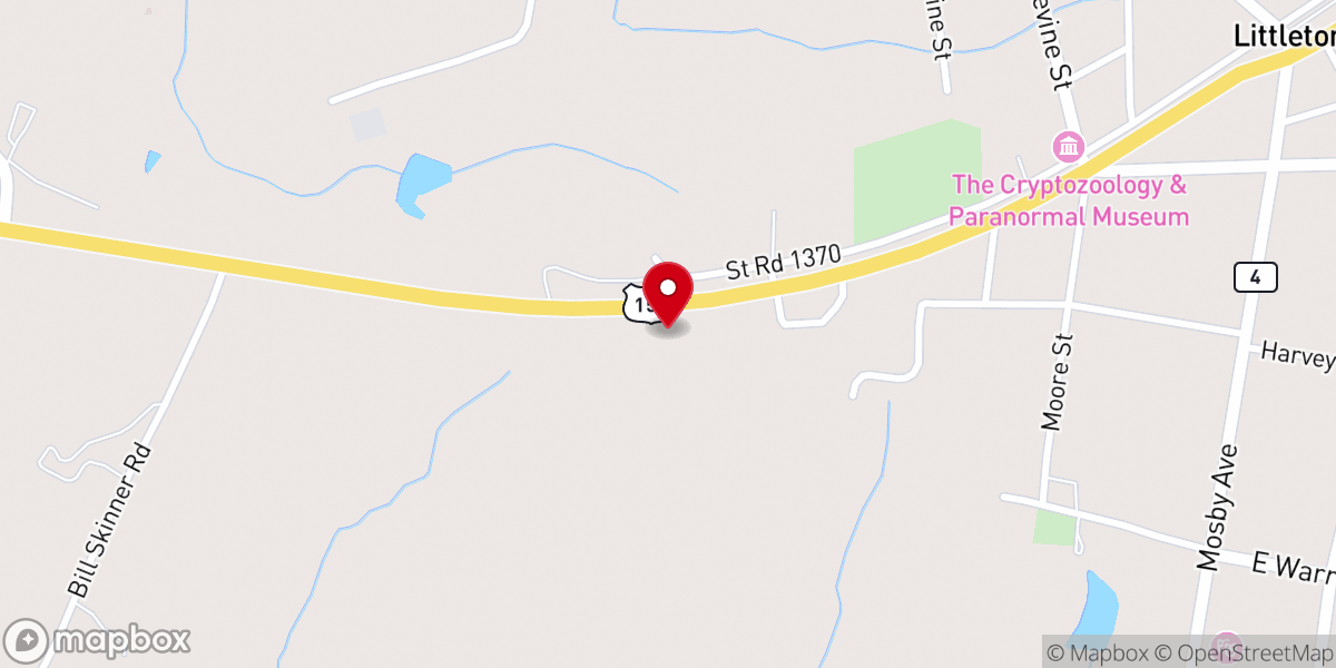 Map showing location of Refuge Church Littleton