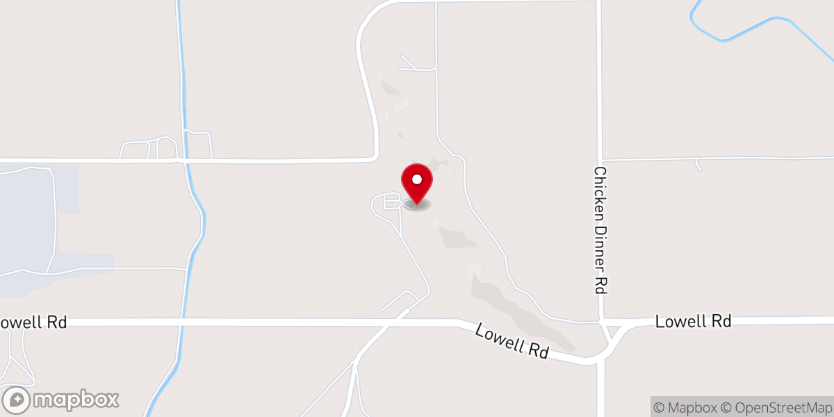 Map showing location of Ste. Chapelle Winery & Tasting Room