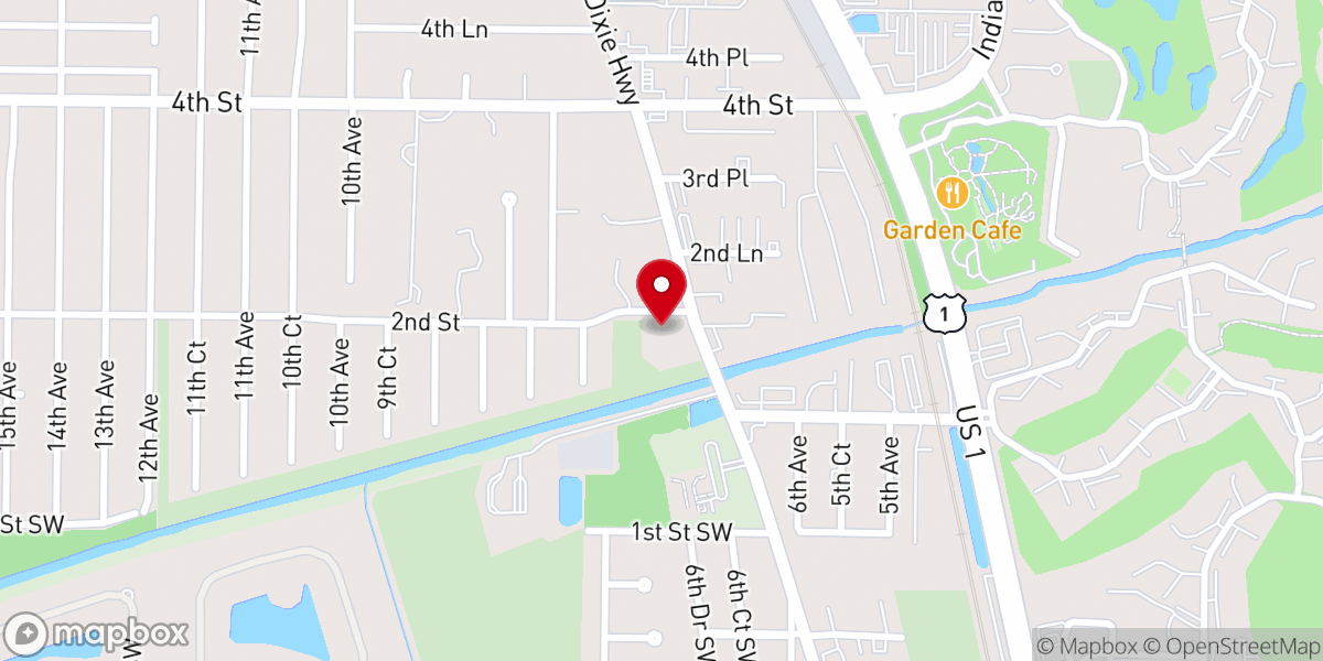 Map showing location of Pioneer Baptist Church