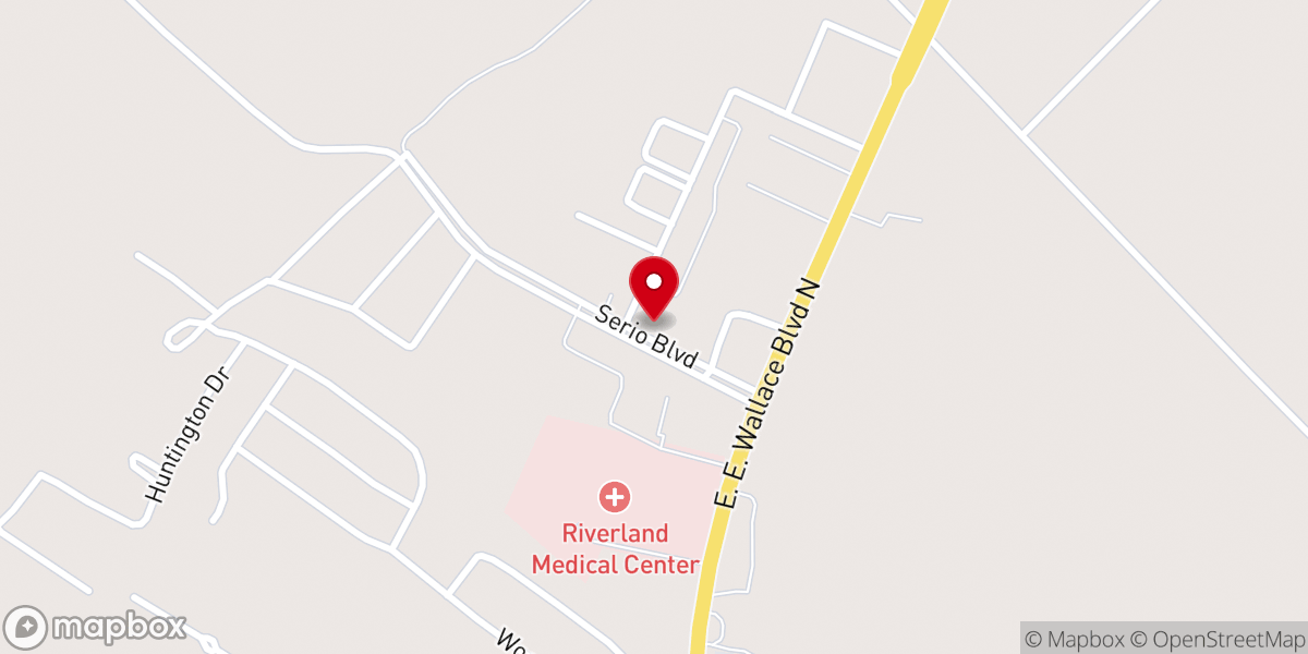 Map showing location of Concordia Parish School CU