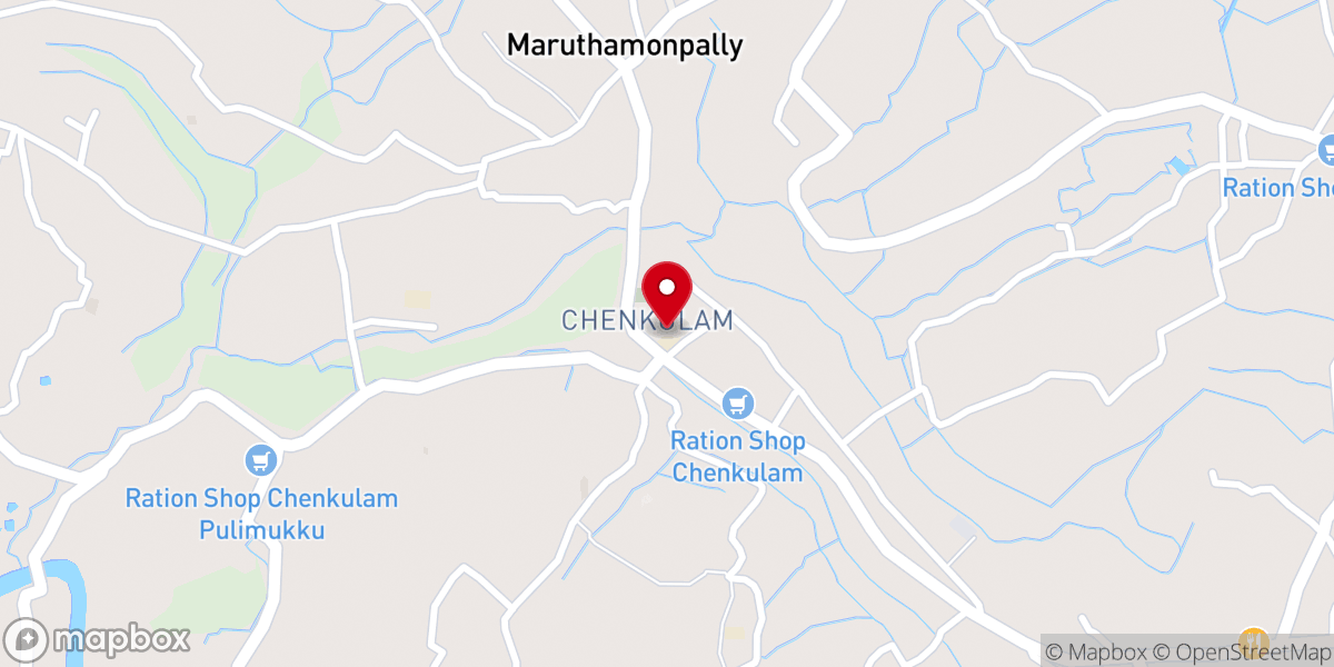 Map showing location of KURISHINMOODU CHAPEL - Mar Gregorios Orthodox Chapel, Kurishinmoodu