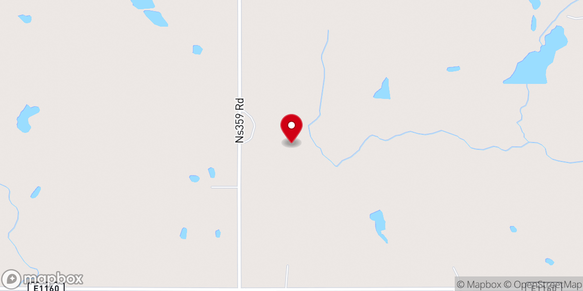 Map showing location of Snake Creek #2 Baptist Church